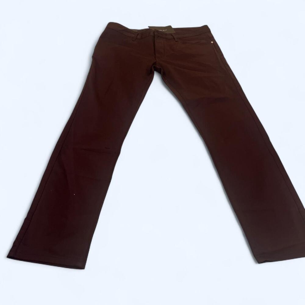 ♥️Zara Man Burgundy 5 Pocket Skinny Pants Men’s 32 NWT